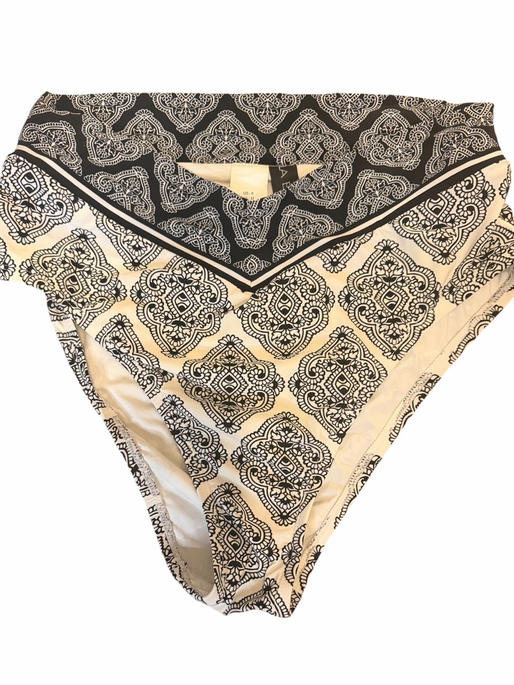 La Blanca Medallion Print High Waist Bikini Bottom Size 6
